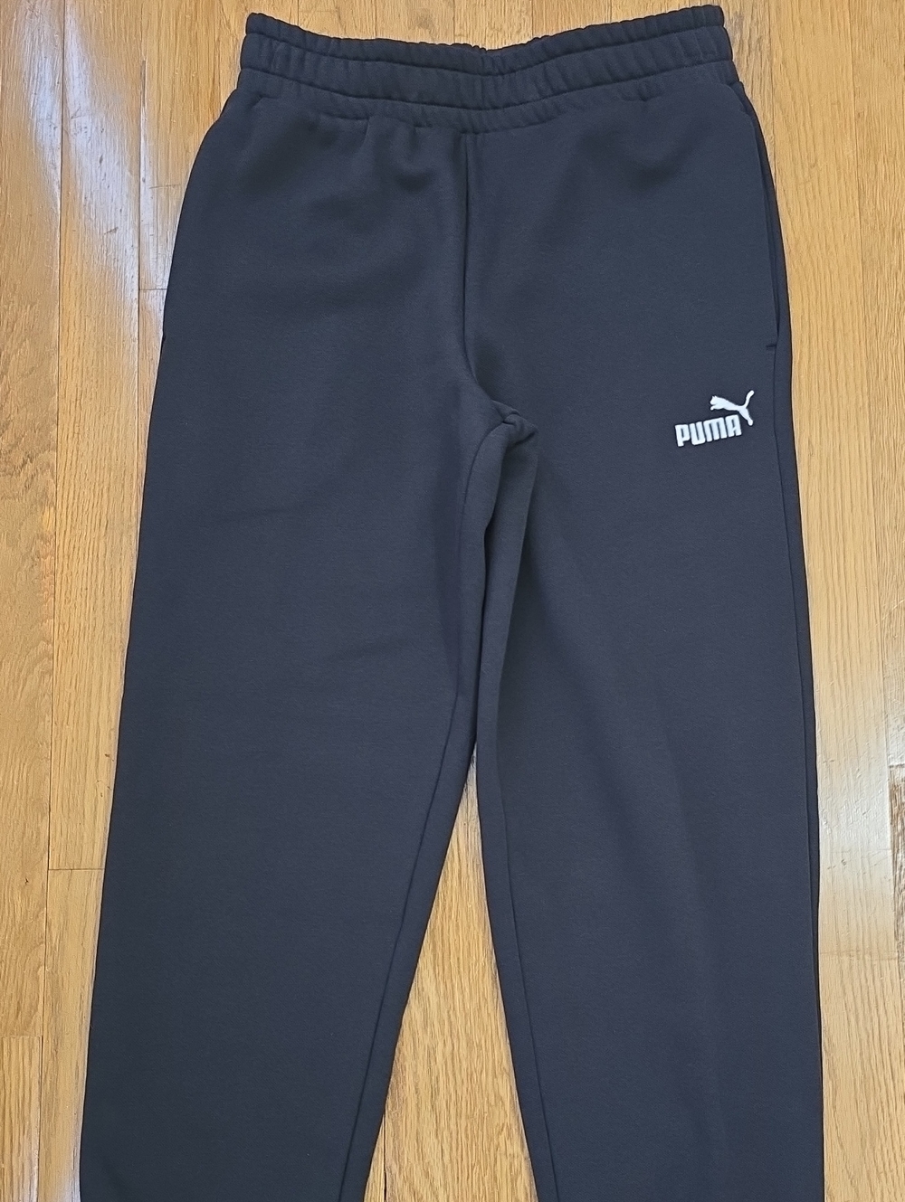 PUMA BRAND SIGNATURE MEN'S BLACK JOGGER SWEATPANTS SIZE SMALL